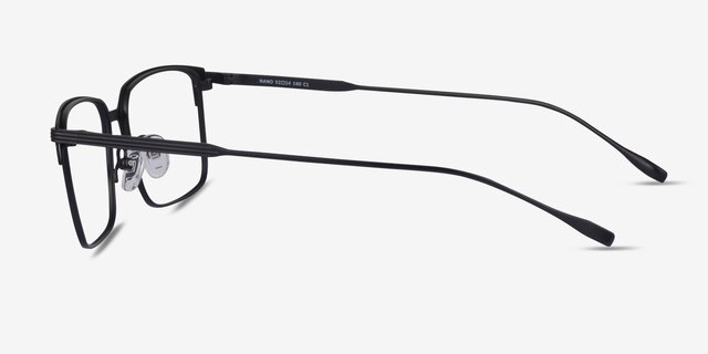 Nano Black TitaniumEyeglass Frames from EyeBuyDirect, Side View