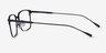 Nano Black TitaniumEyeglass Frames from EyeBuyDirect, Side View