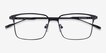 Nano Black TitaniumEyeglass Frames from EyeBuyDirect, Closed View
