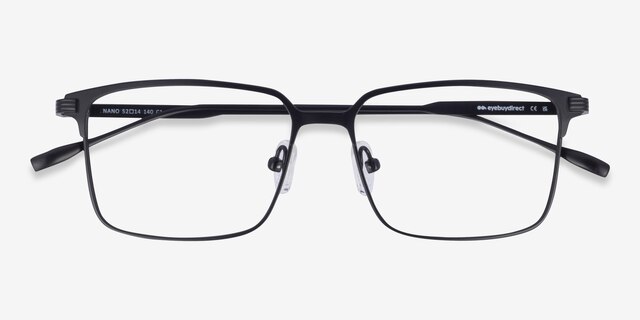 Nano Black TitaniumEyeglass Frames from EyeBuyDirect, Closed View