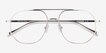 Flexi Gold TitaniumEyeglass Frames from EyeBuyDirect, Closed View