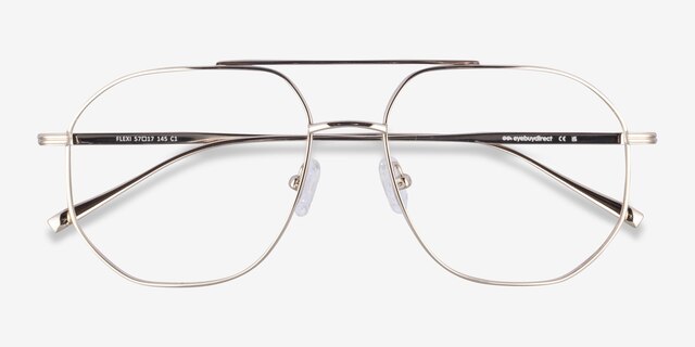 Flexi Gold TitaniumEyeglass Frames from EyeBuyDirect, Closed View