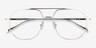 Flexi Gold TitaniumEyeglass Frames from EyeBuyDirect, Closed View