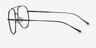 Flexi Gunmetal TitaniumMontures de lunettes de vue d'EyeBuyDirect, Vue de Côté