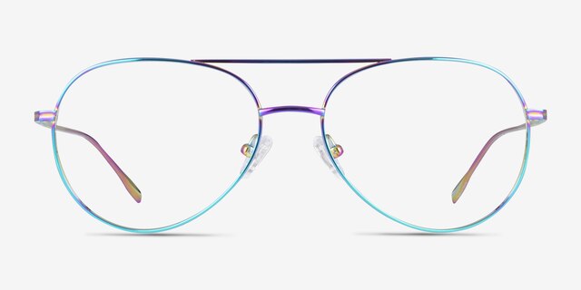 Vivo Multicolor TitaniumEyeglass Frames from EyeBuyDirect, Front View