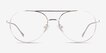Vivo Gold TitaniumEyeglass Frames from EyeBuyDirect, Front View