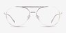 Vivo Gold TitaniumEyeglass Frames from EyeBuyDirect, Front View