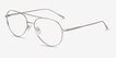 Vivo Gold TitaniumEyeglass Frames from EyeBuyDirect, Angle View