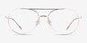 Vivo Or rose TitaniumMontures de lunettes de vue d'EyeBuyDirect, Vue de Face