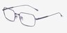 Nexo Violet TitaniumMontures de lunettes de vue d'EyeBuyDirect, Vue d'Angle