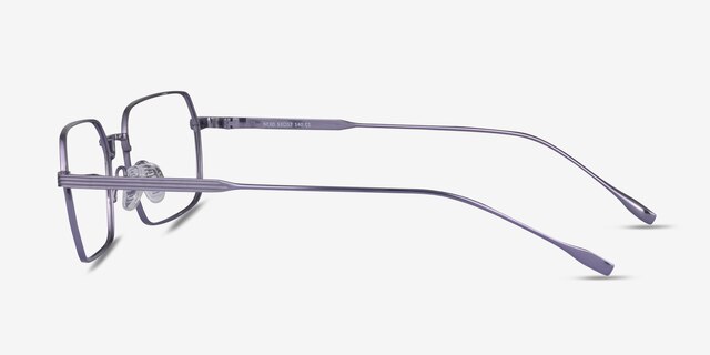 Nexo Violet TitaniumMontures de lunettes de vue d'EyeBuyDirect, Vue de Côté