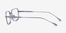 Nexo Violet TitaniumMontures de lunettes de vue d'EyeBuyDirect, Vue de Côté