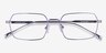 Nexo Violet TitaniumMontures de lunettes de vue d'EyeBuyDirect, Vue Rapprochée