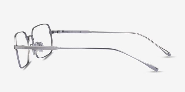 Nexo Silver TitaniumEyeglass Frames from EyeBuyDirect, Side View