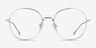 Zero Silver TitaniumEyeglass Frames from EyeBuyDirect, Front View