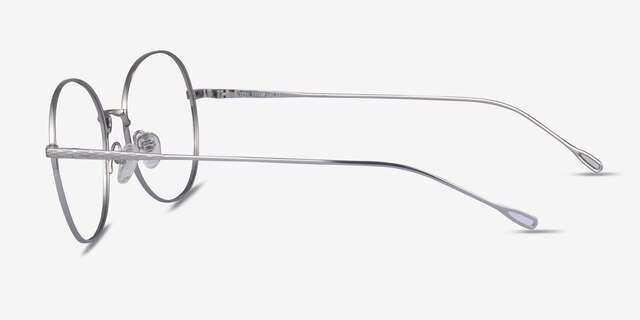 Zero Silver TitaniumEyeglass Frames from EyeBuyDirect, Side View