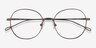 Zero Bronze TitaniumEyeglass Frames from EyeBuyDirect, Closed View