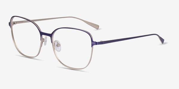 Purple Gold Glint -  Titanium Eyeglasses