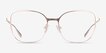 Glint Rose Gold TitaniumEyeglass Frames from EyeBuyDirect, Front View
