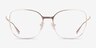 Glint Rose Gold TitaniumEyeglass Frames from EyeBuyDirect, Front View