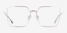 Flecto Gold TitaniumEyeglass Frames from EyeBuyDirect, Front View