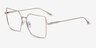 Flecto Gold TitaniumEyeglass Frames from EyeBuyDirect, Angle View