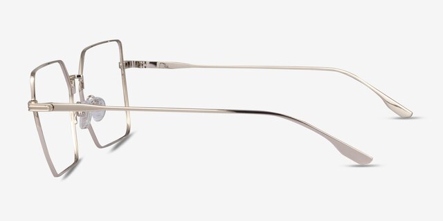 Flecto Gold TitaniumEyeglass Frames from EyeBuyDirect, Side View