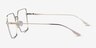 Flecto Gold TitaniumEyeglass Frames from EyeBuyDirect, Side View
