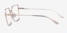 Flecto Rose Gold TitaniumEyeglass Frames from EyeBuyDirect, Side View
