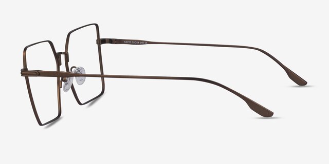 Flecto Bronze TitaniumMontures de lunettes de vue d'EyeBuyDirect, Vue de Côté