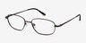 Setup Coffee TitaniumEyeglass Frames from EyeBuyDirect, Angle View