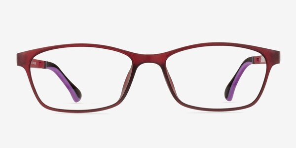 Angelcol Burgundy Plastique Montures de lunettes de vue