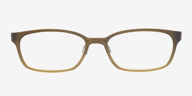 Roseborn Olive PlasticEyeglass Frames from EyeBuyDirect, Front View