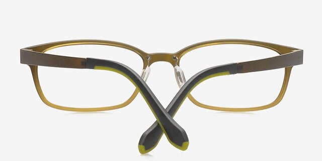 Roseborn Olive PlasticEyeglass Frames from EyeBuyDirect, Closed View