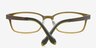 Roseborn Olive PlasticEyeglass Frames from EyeBuyDirect, Closed View