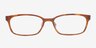 Roseborn Brown PlasticEyeglass Frames from EyeBuyDirect, Front View