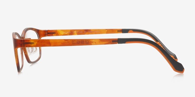 Roseborn Brown PlasticEyeglass Frames from EyeBuyDirect, Side View