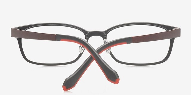 Roseborn Black PlasticEyeglass Frames from EyeBuyDirect, Closed View