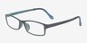 Dresido Navy PlasticEyeglass Frames from EyeBuyDirect, Angle View