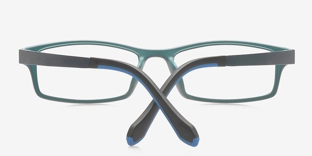 Dresido Navy PlasticEyeglass Frames from EyeBuyDirect, Closed View