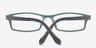 Dresido Navy PlasticEyeglass Frames from EyeBuyDirect, Closed View