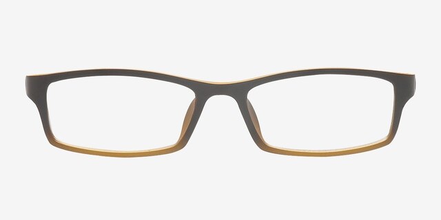 Dresido Coffee PlasticEyeglass Frames from EyeBuyDirect, Front View