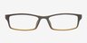 Dresido Coffee PlasticEyeglass Frames from EyeBuyDirect, Front View