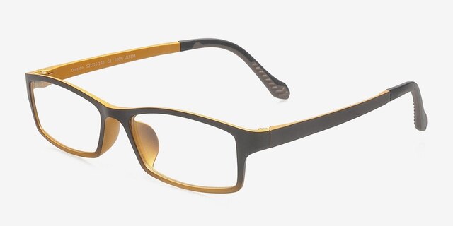 Dresido Coffee PlasticEyeglass Frames from EyeBuyDirect, Angle View