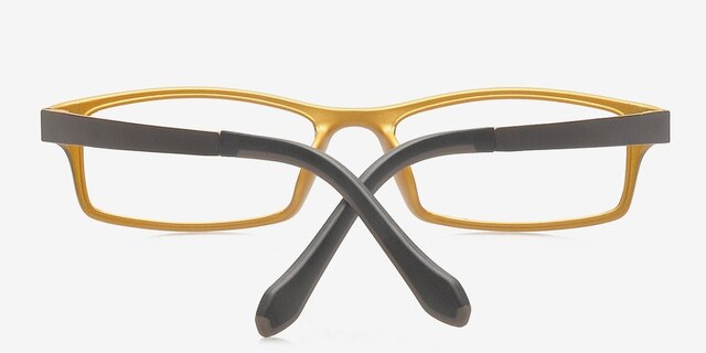 Dresido Coffee PlasticEyeglass Frames from EyeBuyDirect, Closed View