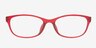 Barntala Red PlasticEyeglass Frames from EyeBuyDirect, Front View