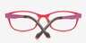 Barntala Red PlasticEyeglass Frames from EyeBuyDirect, Closed View