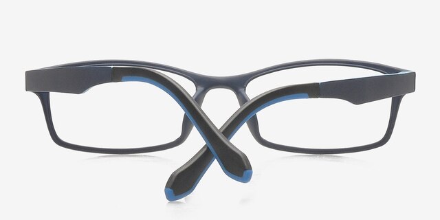 Agriita Navy PlasticEyeglass Frames from EyeBuyDirect, Closed View