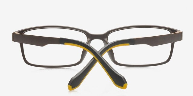 Caeavu Coffee PlasticEyeglass Frames from EyeBuyDirect, Closed View