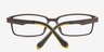 Caeavu Coffee PlasticEyeglass Frames from EyeBuyDirect, Closed View